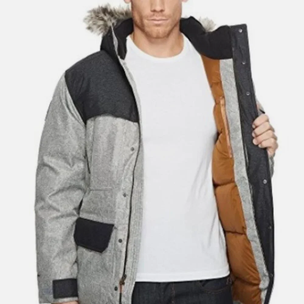 Men's North Face Herringbone Mcmurdo Parka XL - Picture 2 of 6